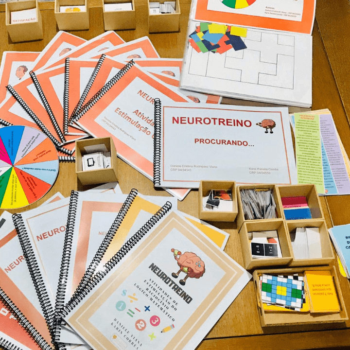 Kit Jogos Educativos Idoso Demência Reabilitação Estimula